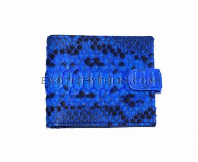 Snakeskin wallet blue motive WA-16